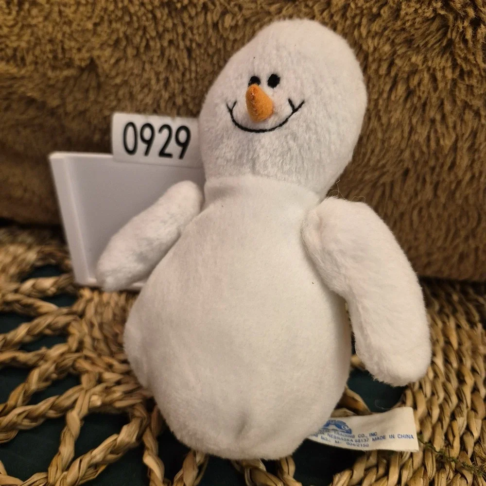 ✅TY Beanie Baby Coolston The Snowman 2007 Plush Stuffed Animal Toy#️⃣0929